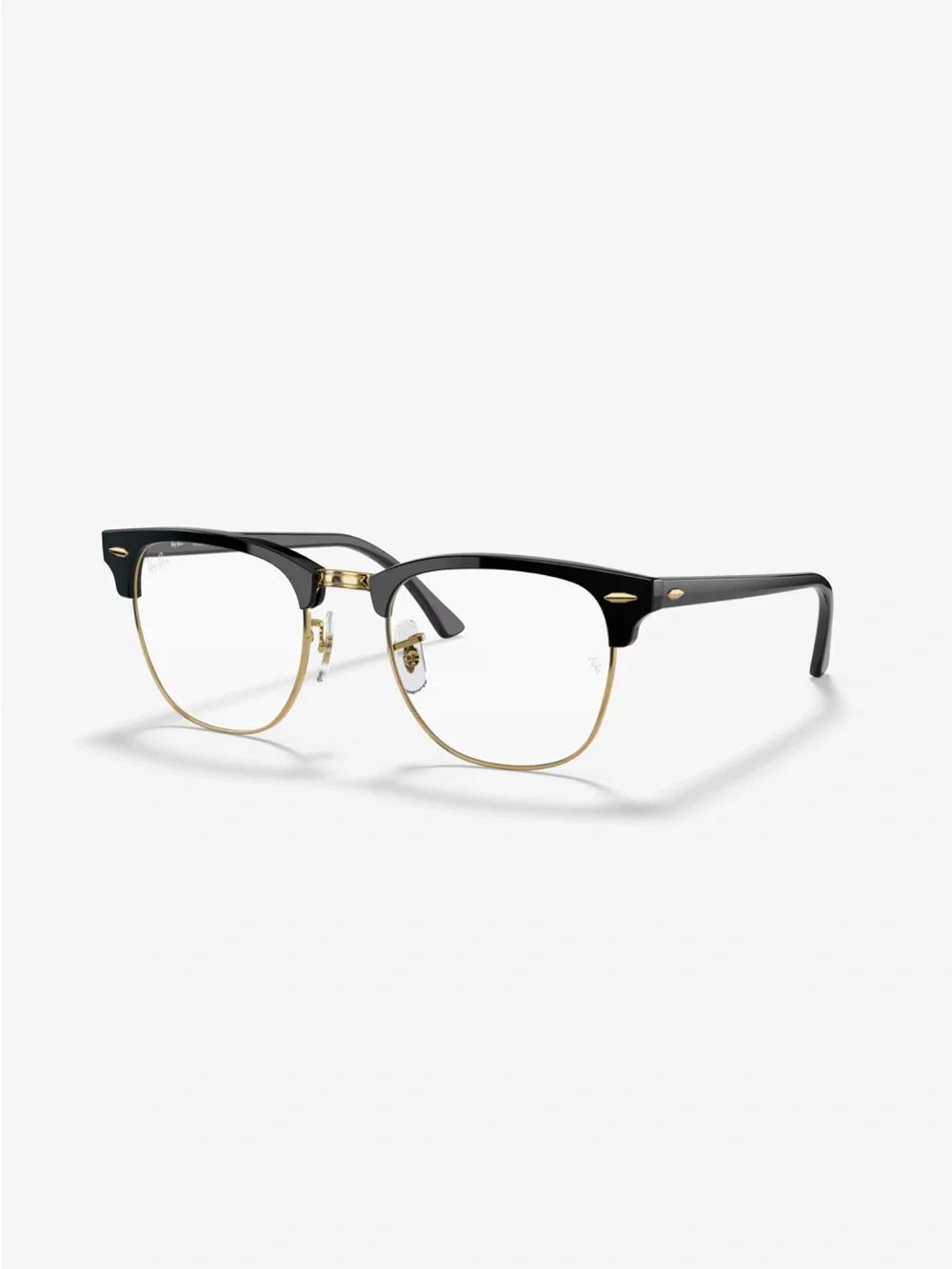 Ray-Ban Clubmaster Glasses in Black and Gold